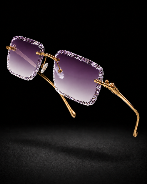 Faronne Sunglasses — Violet Smoke