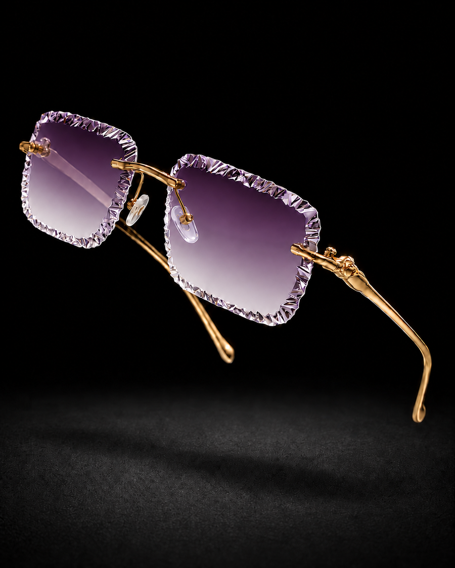 Faronne sunglasses - Violet Smoke