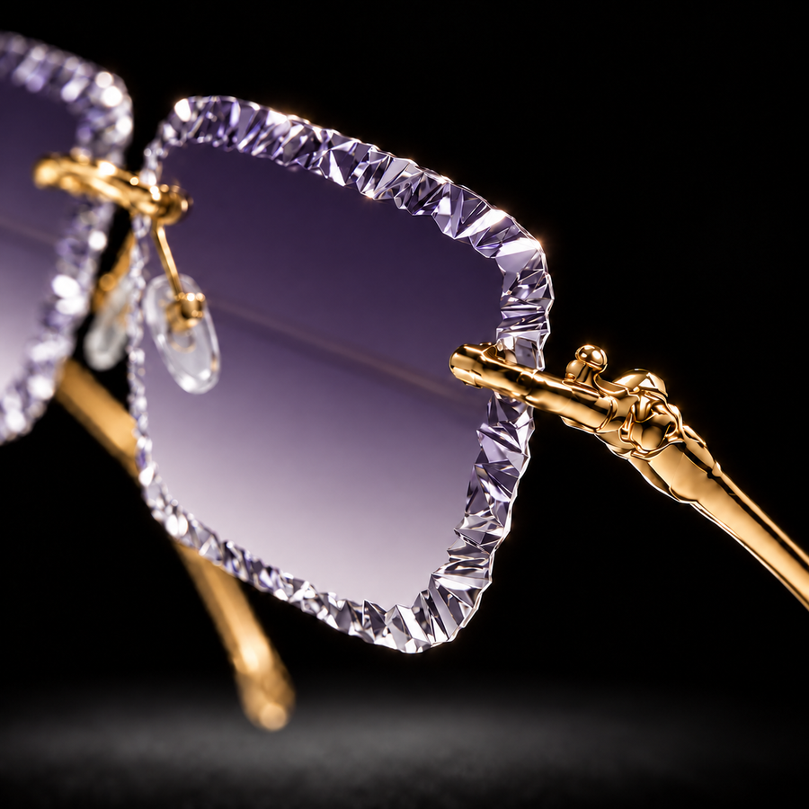 Faronne sunglasses - Violet Smoke